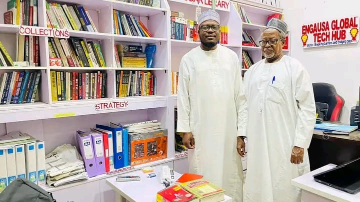 Engausa Global Tech Hub ta karɓi baƙuncin Shehin Malamin mu na Jami’ar BUK, wato Prof. Aliyu Jibiya