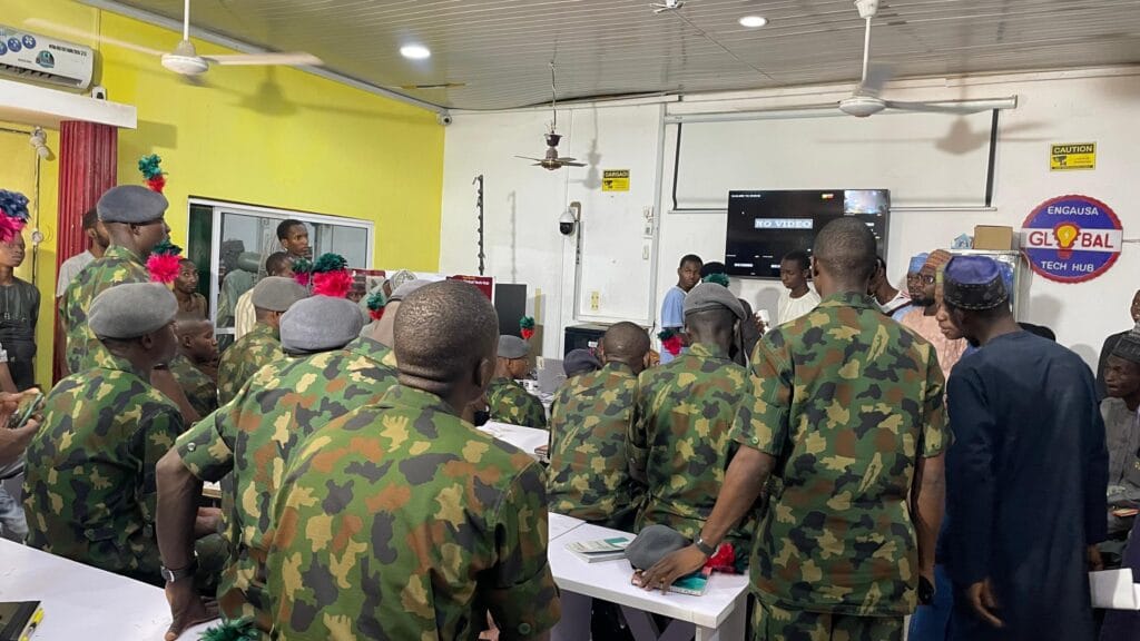Nigerian Cadet Officers Pay a Special Visit to Engausa Global Tech Hub